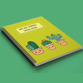 تصویر دفتر خط دار کیوت 