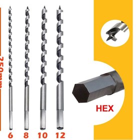 تصویر ست مته چوب 4 عددی مدل HEX4250 