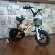 تصویر دوچرخه کودک قناری مدل Flying Bear سایز 12 زرد 