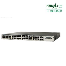 تصویر سوئیچ سیسکو مدل WS-C3750X-48PF-S استوک Cisco WS-C3750X-48PF-S 48Port Switch Stock