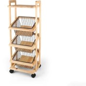 تصویر جا سیب زمینی و پیاز 3طبقه شانو طرح ایکیا 3321 