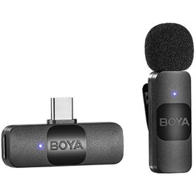 تصویر میکروفون بی سیم بویا مدل BY- V10 Boya Ultracompact 2.4GHz Wireless Microphone System BY- V10