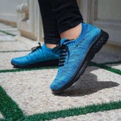 تصویر کفش روزمره ایران کفش طرح تتیس روما آبی هفت رنگ 