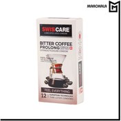 تصویر کاندوم سوئیس کر مدل Bitter Coffee Prolong بسته 12 عددی Swiss Care model Bitter Coffee ProlongCondom -package 12 pieces