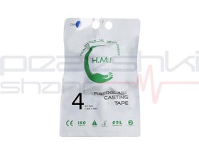 تصویر باند گچ فایبر گلاس 4 اینچ H.M.I 