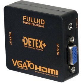 تصویر تبدیل Detex+ VGA to HDMI DETEX+ VGA TO HDMI CONVERTER