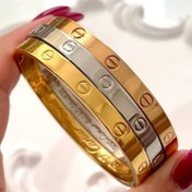 تصویر دستبند کارتیر النگویی استیل اصلی 