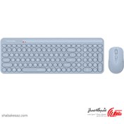 تصویر کیبورد و ماوس بیسیم ایفورتک مدل Wireless Keyboard & Mouse A4tech FG 3300 Air ا A4tech Fg3300 Wireless Mouse & Keyboard رنگ دارد- دارای بی سیم دانگل usb با تبدیل type-c ماوس و کیبورد ای فورتک مدل کیبورد و ماوس بیسیم ایفورتک مدل Wireless Keyboard & Mouse A4tech FG 3300 Air ا A4tech Fg3300 Wireless Mouse & Keyboard رنگ مشکی