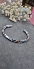 تصویر بنگل النگویی پیچی استیل 