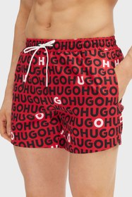 تصویر شورت شنا مردانه هوگو فاق نرمال طرح دار | HUGO 50535412 612 