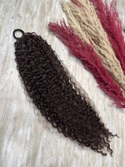 تصویر دم اسبی کشی فر خرمایی حجم پر 