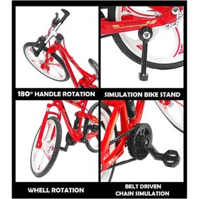 تصویر اسباب بازی دوچرخه جاده فلزی (road bike) 