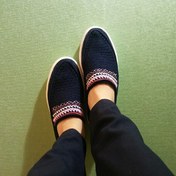 تصویر گیوه مردانه سرمه ای 