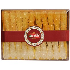 تصویر نبات نی دار ۲۰ عددی زعفرانی پوشال دار و سفید 