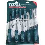 تصویر پیچ گوشتی توتال کروم وانادیوم ست 10 عددی 