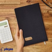 تصویر سررسید اروپایی چرم 1405 مشکی 