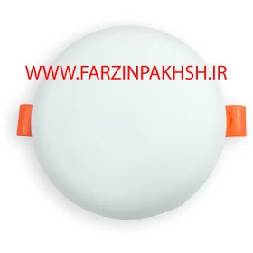 تصویر چراغ پنلی فول لایت فنر متحرک SMD توکار 16 وات دایره مودی مدل IR_MD1718R - آفتابی 