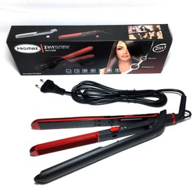 تصویر اتو مو دوکاره پرومکس مدل REF-2366 ا Promax double hair iron model REF-2366 Promax double hair iron model REF-2366