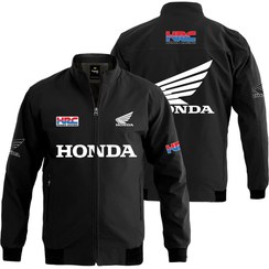 تصویر کاپشن بهاری مشکی هوندا 