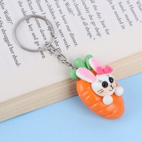 تصویر جاکلیدی خمیری هویج Keychain Pendant