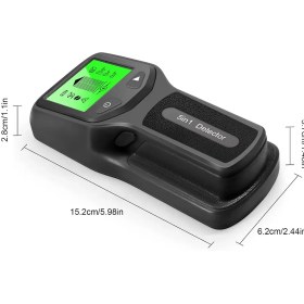 تصویر دستگاه اسکنر و تشخیص اجسام داخل دیوار برند HIKOAN مدل HLW330 HIKOAN HLW330 5-in-1 Wall Scanner Stud Detector for Metal, Pipes, Studs and AC Wires