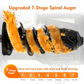 تصویر عصاره گیر امزشف مدل GM3001 AMZCHEF Cold Press Juicer GM3001