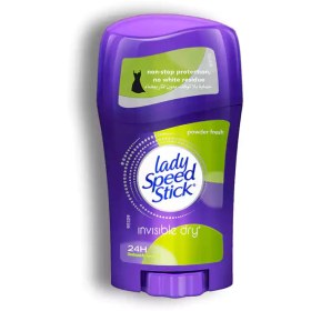 تصویر استیک ضد تعریق صابونی لیدی اسپید lady speed با رایحه پودر بچه 