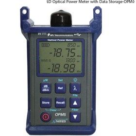 تصویر پاور متر فیبر نوری OPM5-4D OPM5-4D Optical Power Meter with Data Storage