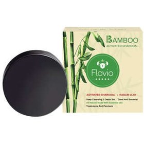 تصویر صابون ضد جوش فلوویو مدل Bamboo Activated Charcoal وزن 100 گرم 