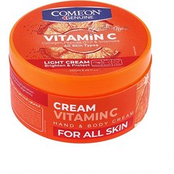 تصویر کرم مرطوب کننده ویتامین C پوست خشک کامان 
