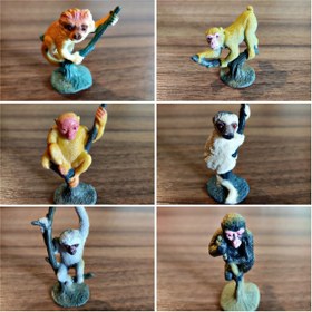 تصویر بسته اسباب بازی میمون‌ها - حیوانات قطبی، دریایی ، سگ ، پرندگان، خزندگان ا Monkeys toy box Monkeys toy box