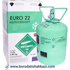 تصویر گاز مبرد R22 برند یورو 