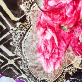تصویر پتو گلبافت خارجی یک نفره گل برجسته مارک سنفیلا 