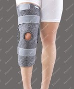 تصویر زانو بند نئوپرنی مفصل دار پاک سمن<br><br><p class="align">Paksaman Neoprene Hinged Knee Support</p> 