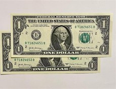 تصویر اسکناس 1 دلار آمریکا US $1 banknote