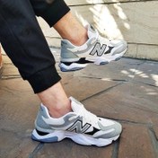 تصویر کتانی مردانه نیو بالانس مدل 9060 رنگ مشکی و سفید 