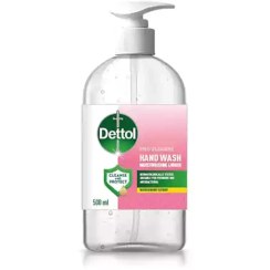 تصویر مایع دست بریتانیایی دتول Dettol Liquid Hand Wash آنتی باکتریال 500 میل 