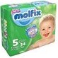 تصویر پوشک مولفیکس سایز 5 بسته 28 عددی molfix