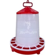 تصویر دانخوری سطلی14کیلویی درب دار زما پلاستیک 