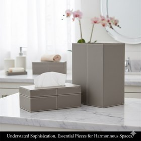 تصویر سطل و جا دستمال 