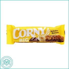 تصویر پروتئین بار رژیمی کورنی آلمان با طعم موز شکلات (50 گرم) corny ا corny corny