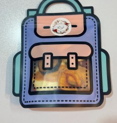 تصویر میوه خشک پک مدرسه - کیف بنفش 