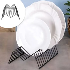 تصویر استند بشقاب طرح M M-shaped plate stand