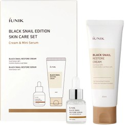 تصویر ست ترمیم کننده حلزون سیاه برند آیونیک iUNIK Black Snail Edition Skincare Set