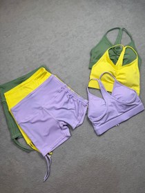 تصویر ست نیمتنه شرتک عسل کد:۵۱۵۹ 