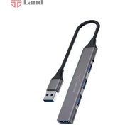 تصویر هاب پرودو بلو مدل |PORODO 4PORT USB-A 