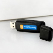 تصویر فلش ضبط کننده صدا مدل SK-001 - به همراه کارت حافظه 128 گیگابایت ا USB Voice recorder USB Voice recorder