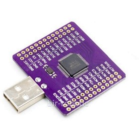 تصویر ماژول مبدل USB به UART/FIFO/SPI/I2C/JTAG/RS232 با چیپ FT2232HL 