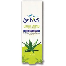 تصویر کرم مرطوب کننده و روشن کننده سینت ایوز حاوی عصاره آلوئه ورا حجم 90 گرم St. Ives moisturizing and brightening cream containing aloe vera extract volume 90 grams