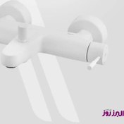 تصویر شیر دوش البرز روز مدل رومانیا سفید Alborz Rooz